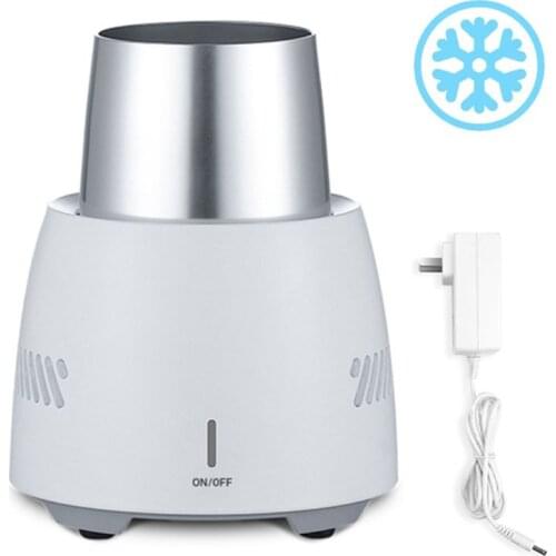 350ml Instant Cooling Cup Portable Cooling Cup Mini Electric Drink Cooler Cup Car Home Summer Instant Cooling Freezer GB