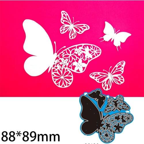 88*89mm Butterfly New Metal Cutting Dies for DIY Scrapbooking Photo Album Embossing Paper Card
