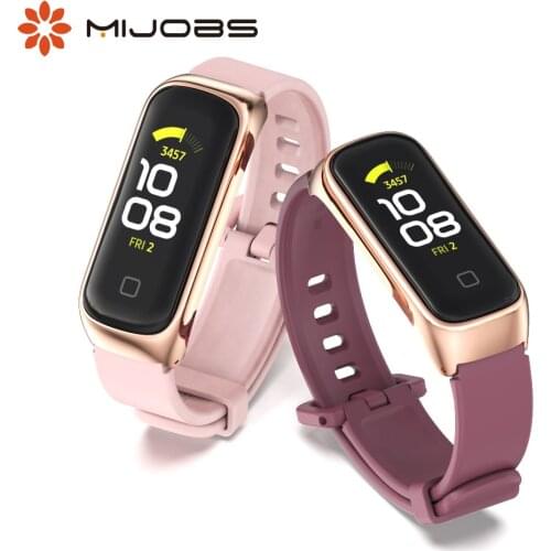 For Samsung Fit 2 Strap Silicone Sports Bracelet for Samsung Fit 2 Band Watch Replacement Wristbands Leather Correas Wrist Strap