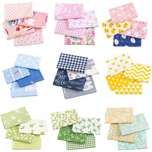 Twill Cotton Fabric Printed Patchwork Fabric DIY Materials Sold In Bundles 20*25Cm/Pcs TJ1141