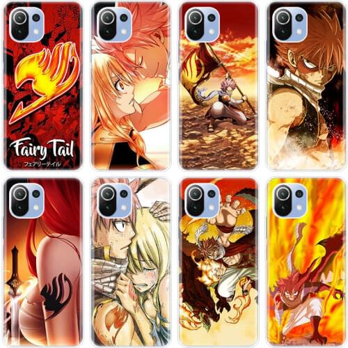 Anime Manga Fairy Tail Silicone Case for Xiaomi Mi POCO X3 NFC M3 F3 11X 11i 11 Ultra Note 10S 10i 10T Pro 11 Lite 5G Soft Cover