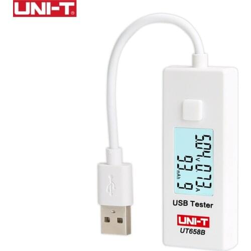UNI-T UT658B UT658 USB Voltage Tester Phone Computer Charging Current Measure Energy Monitor LCD Backlight