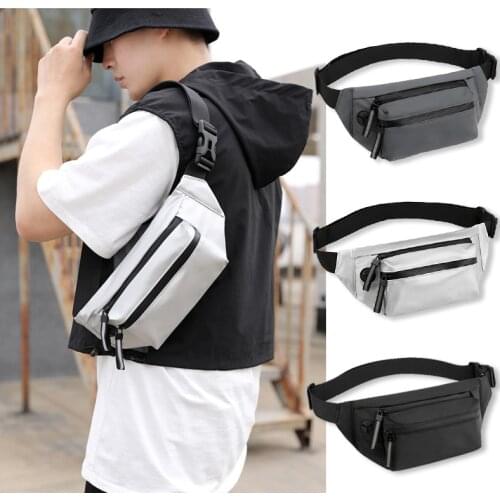 Waterproof Man Waist Bag Chest Bag Outdoor Crossbody Belt Bag Running Waist Bag Packs Поясная сумка Bauchtasche