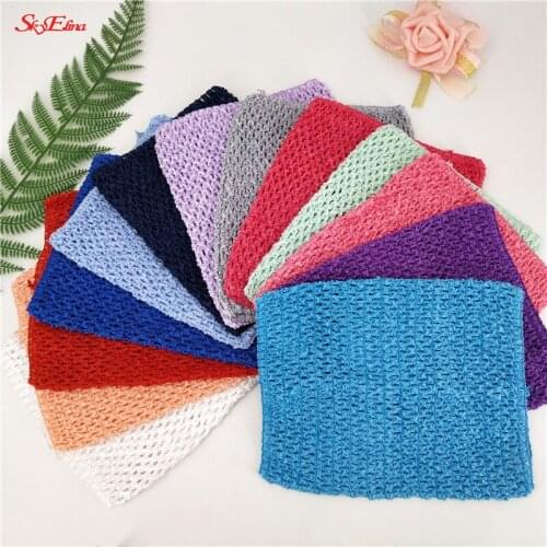 9/6 Inches Children Tutu Tube Tops Handmade Wrapped Chest Elastic Baby Girl Crochet For DIY Knitted Skirt 5Z