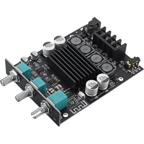 ZK-1002T 100W*2 High and Bass Adjustment bluetooth 5.0 Audio Power Amplifier Board Module Subwoofer Dual Channel Stereo