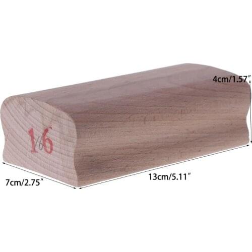 1Pc Radius Sanding Blocks For Guitar Bass Fret Leveling Fingerboard Luthier Tool 8 Size