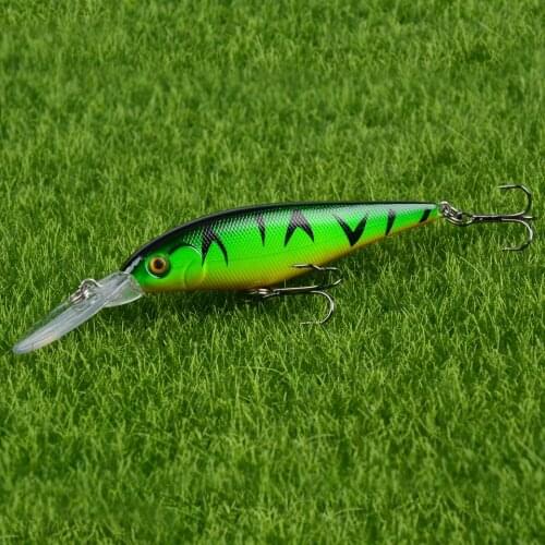 1PCS Hard Minnow 11cm 10g Fishing Lure Tight Wobbler Crankbait Isca Artificial Plastic Bait Pesca