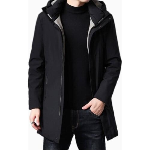 2020 Long Mens Winter New Casual Fashion Jacket Clothing Jaqueta Masculino Masculina Erkek Giyim Casaco Casaca Kaban Hat Abrigo