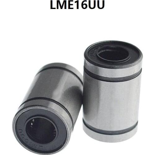 50pcs/lot LME16UU Linear bearings Linear bushing For 16mm linear shaft rail cnc router 16*26*36MM KB16UU