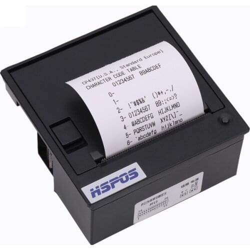 58mm New Front Panel Desigen Embedded Thermal Receipt Printer Support Cash Drawer port HS-589D
