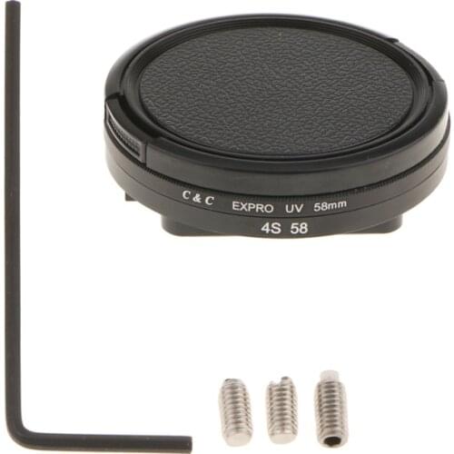 58mm UV Ultraviolet Protection Photography Filter for Gopro Hero4 5Session