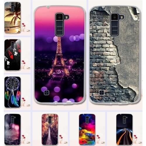 Case For LG K10 Lte K 10 K420N M2 K410 K430DS F670 Dual Case 3D Soft Paint Back Cover for LG K10 Silicone Cover Back Bag