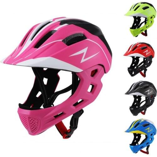 Childrens safety riding balance bike skateboard roller skating full helmet helmet with light riding helmet outdoor sports