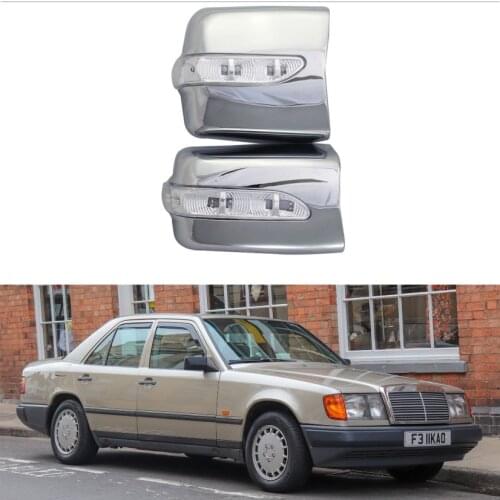 For Mercedes-Benz W124 1986-1994 190E high quality ABS chrome-plated LED rearview mirror cover replacement mirror cover