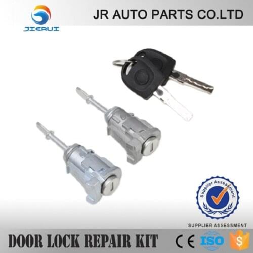 FOR VW PASSAT B5 1996-2006 Car Door Lock Vw Lupo 1998-2005 Set 2 Keys + Barrels Front Left And Right