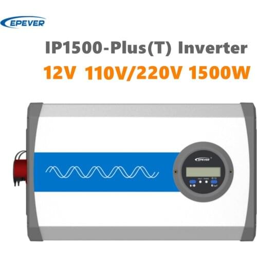 Epever Solar High Frequency Sine Wave Inverter IPower-Plus 1500W 12VDC 110V 220VAC Off-Grid Inverter Terminal Outlet Inversor