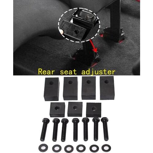 For Jeep Wrangler JK 2007 - 2017 Rear Seat Tilt Adjustment Kit with Bolt Washer Automotive Interior Modeling Accessories Black