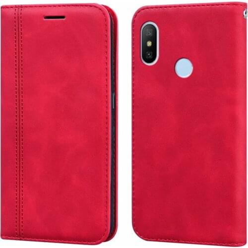 Leather Flip Cover on Celular Ksiomi Xiami Xiomi MiA2 Lite A2Lite M1805D1SG Coque Capa Phone Case for Xiaomi Mi A2 Light Hoesje