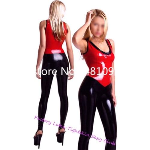 Fashion women Sexy fancy latex catsuit skinny clothes high quality nightclub party costume for adult plus size Jumpsuit