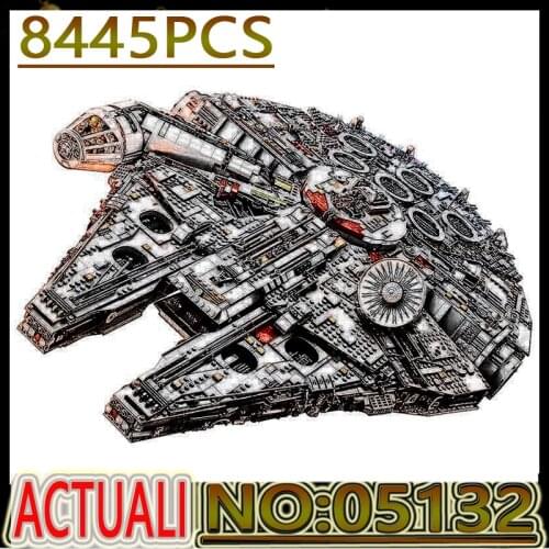 MOCStyle Star Series Wars Millennium Ultimate Falcon Ship Collectors Building Block Toy Childrens DIY Birthday Christmas Gift
