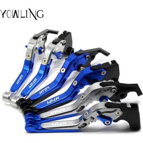 MT07 For Yamaha MT 07 MT-07 TRACER GT 2016 2017 2018 2019 2020 Motorcycle CNC Adjustable Folding Extendable Brake Clutch Levers