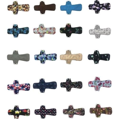 MUMBABY 30.5cm / 12inch (Fit) Heavy Flow Charcoal Bamboo Mama Cloth/ Menstrual Pads/ Reusable Sanitary Pads (1pcs)