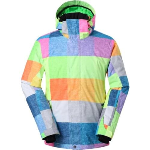 GSOU SNOW New Winter Mens Skiing Suit Waterproof Breathable Windproof Ski Jacket Warm Single Board Double Board Skiing Clothes