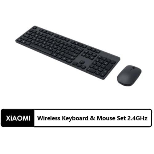 Original Xiaomi Wireless Keyboard & Mouse Set 2.4GHz Portable Multimedia Mi Mouse Keyboard Combo Notebook Laptop For Office Home