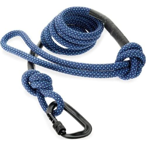 2021 Dog Leash Reflective Heavy Duty Climbing Rope Leash For Medium Large Dog Nylon Rope Training Leash Slip Lead Strap