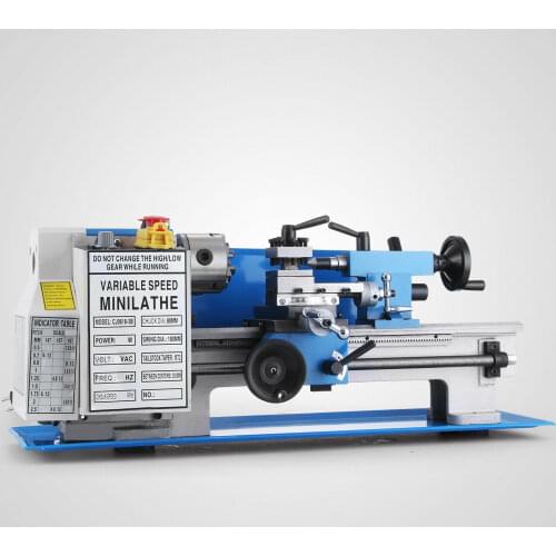 550W Mini Metal Lathe 7 x 12 Inch Mini Lathe Bench Metal Of Wood Turning