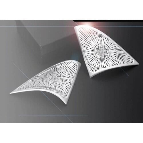 Angelguoguo Car door Loudspeakers loud speaker cover Trim Cover For Mercedes benz 2016 E Class W213 E200l E300l