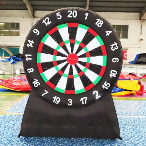 TH oxford fabric inflatable dart board game come with air blower and dart balls