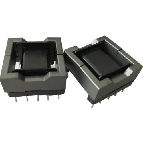 Wholesale EFD25 inductor core isolator ferrite bead ferrite core with 5+5pin vertical bobbin choke ferrite MnZn PC40,100sets/lot