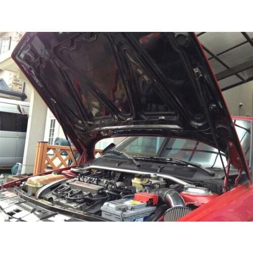 For Alfa Romeo 155 1992-1998 Front Bonnet Hood Modify Gas Struts Carbon Fiber Spring Damper Lift Support Absorber