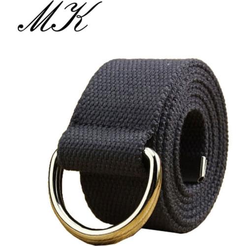 MaiKun Canvas Belts for Men Tactical Men Belt Metal Buckle Designer Belts Casual Belts for Men