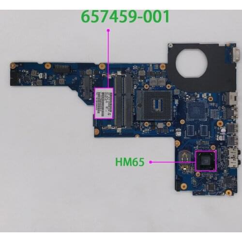 For HP Pavilion G6 G6T Series 657459-001 6050A2454801-MB-A01 HM65 UMA Laptop Motherboard Mainboard Tested & Working Perfect