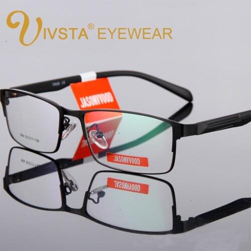IVSTA Eyeglasses Frame Glasses Men Optical Glasses Spectacle Frame For Male prescription lenses myopia TR90 Metal Square reading