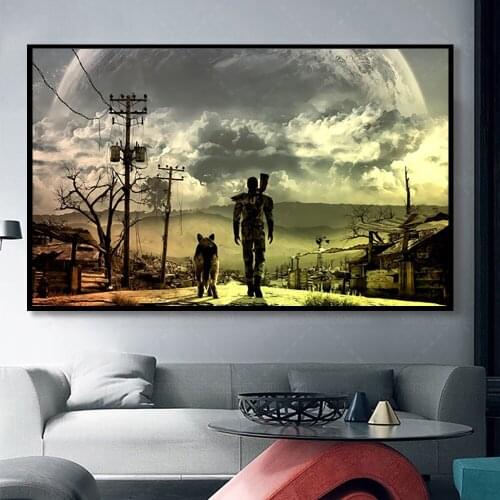 The End of The World Poster Nuclear Disaster Survivor Canvas Painting Wall Art Desoration for Living Room