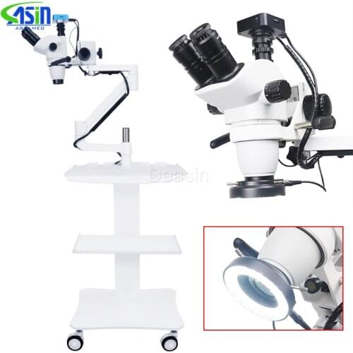 Dental Equipment Microscope with Built-in Camera 3X~55X Continuous zoom for Optional Dental Equipment Chair Unit
