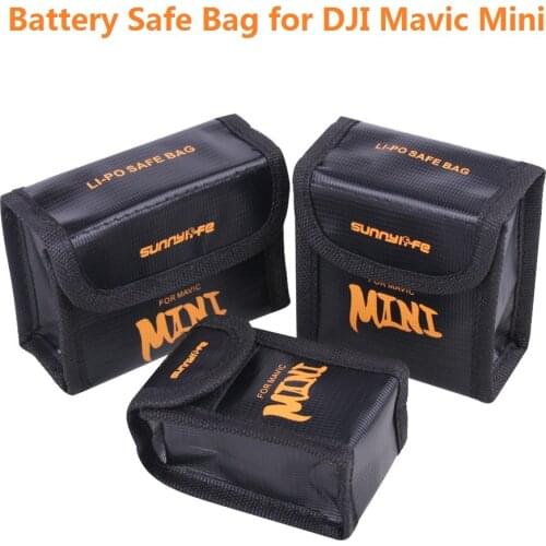 Sunnylife Battery Safe Bag Explosion-proof Battery Protective Storage Bag for DJI Mavic Mini Battery