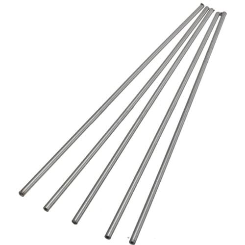 2pcs 304 Stainless Seamless Steel Capillary Tube 5mm OD 3mm ID 250mm Length Mayitr For Aviation Antenna