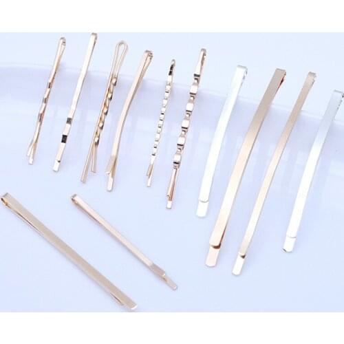 100pcs Metal Hairpins For Women Hair Clip Lady Bobby Pins Invisible Wave Hairgrip Barrette Hairclip Hair Clips Accessories