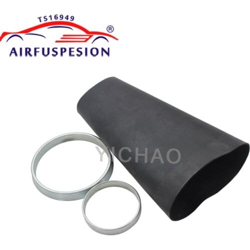 1 Set Front Rubber Sleeve with Rings Pillows For Mercedes W212 Air Suspension Repair Kit Bladder 2123203238 2123200813