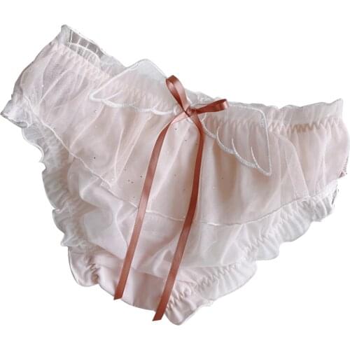 2020 Ladies Underwear Panties Japanese Womens Girls Mesh Panties Briefs Comfy Underpants Underwear Intimates Sous Vetement Femme