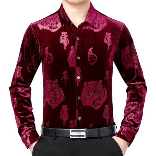 2021 Designer Fashion Long Sleeve Mens Clothing Luxury Print Hawaii Shirt for Men Shirts Vintage Streetwear Jerseys Dress 1213