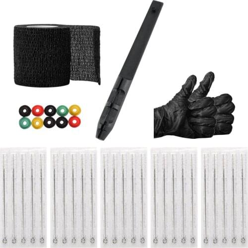 3D Tool Hand Poke & Stick Tattoo Kit Tattooing Supply Tattoo Grommets for