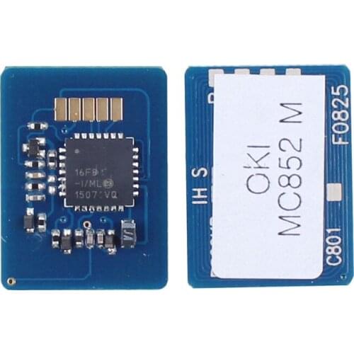 4K TNR-C3MK1 TNR-C3MC1 TNR-C3MM1 TNR-C3MY1 Compatible Toner Chip For OKI MC852 Printer