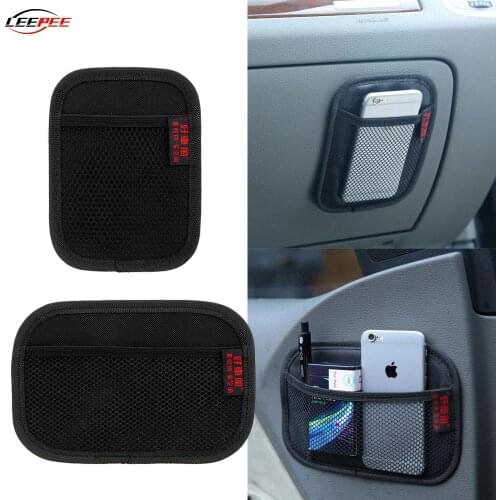 Oxford Fabric Car Organizer Storage Net Bag Pocket for Cell Phone Stand Seat Back Dashboard Mounting Truck 4x4 Auto Accessories