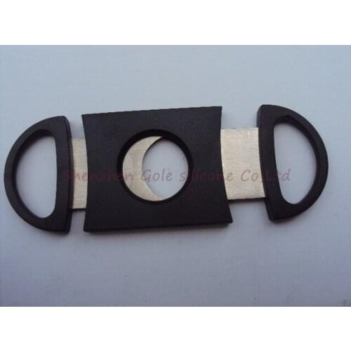 Free Shipping DHL/FEDEX Wholesale 100pcs/lots Very Nice Pocket Stainless Steel Cigar Cutter Knife Double Blades