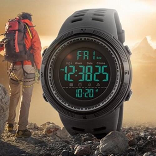 New Fashion Luxury Sport Watch Men SKMEI Digital LED Waterproof Outdoor Dress Watches Chrono Countdown Dual Time Wristwatches